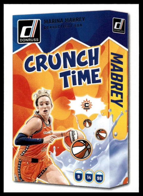 2025 Donruss WNBA #13 Marina Mabrey Crunch Time
