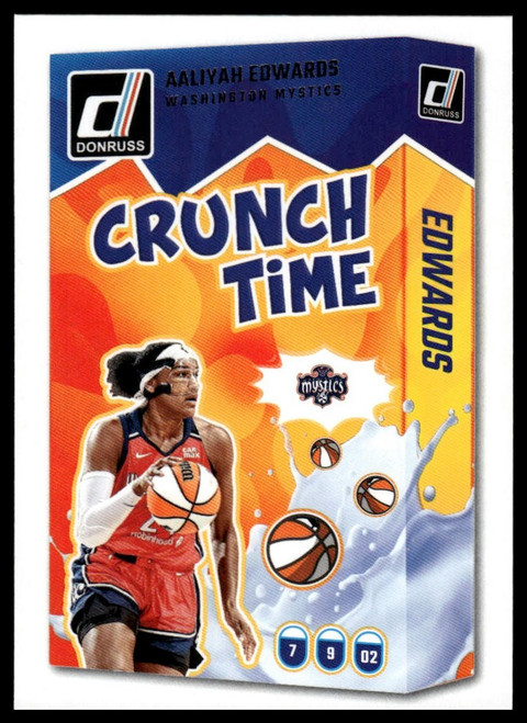 2025 Donruss WNBA #4 Aaliyah Edwards Crunch Time