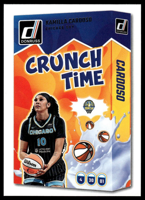 2025 Donruss WNBA #10 Kamilla Cardoso Crunch Time