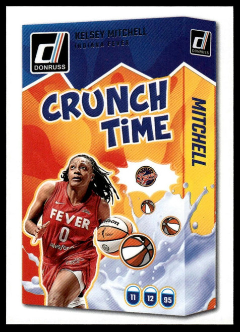 2025 Donruss WNBA #6 Kelsey Mitchell Crunch Time