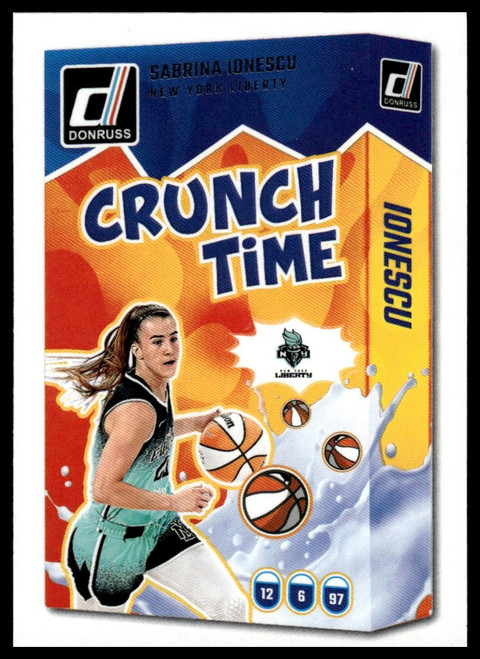2025 Donruss WNBA #9 Sabrina Ionescu Crunch Time