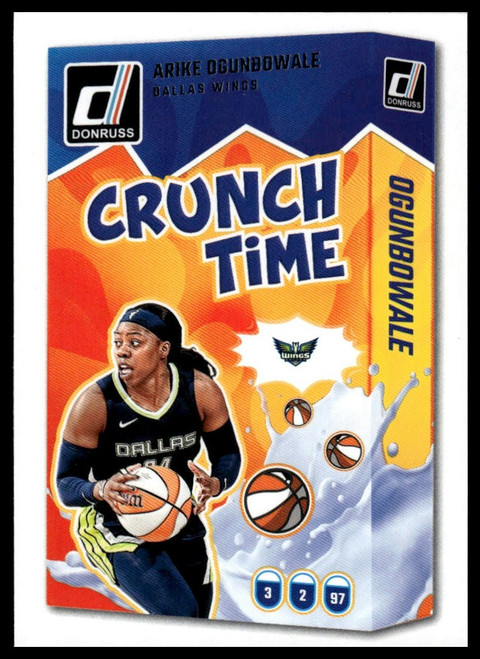2025 Donruss WNBA #1 Arike Ogunbowale Crunch Time