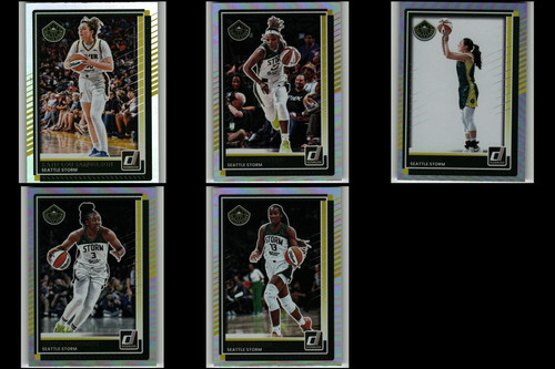 2025 Panini Basketball - Seattle Storm 5 Card Lot - Samuelson, Houston, Magbegor