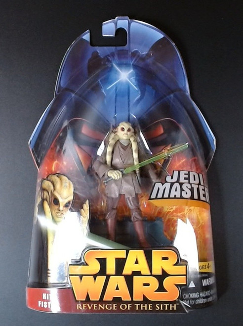 Hasbro Star Wars - Kit Fisto - Revenge of the Sith Jedi Master NOC