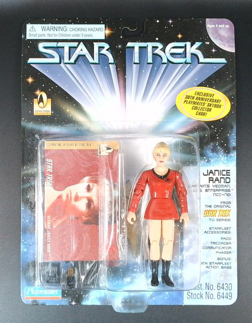 Playmates Star Trek - Janice Rand - 30th Anniversary Skybox Card NOC