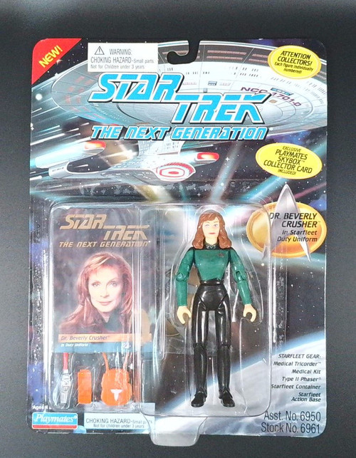 Playmates Star Trek TNG - Dr. Beverly Crusher Starfleet Duty Uniform NOC
