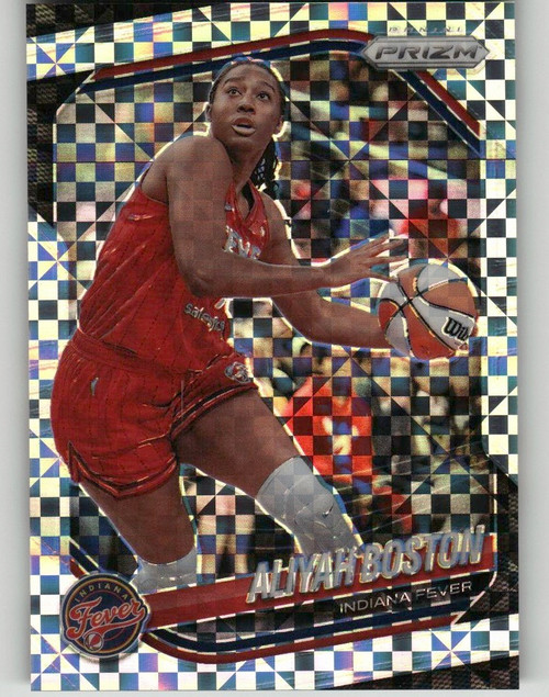 2025 Panini Prizm WNBA Aliyah Boston Checkerboard