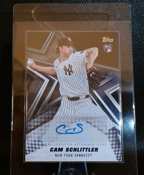 2026 Topps Series 1 Baseball Stars Auto Cam Schlittler RC  /10 Yankees