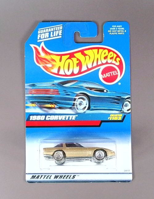 Hot Wheels - 1980 Corvette - Collector #1103 - NOC