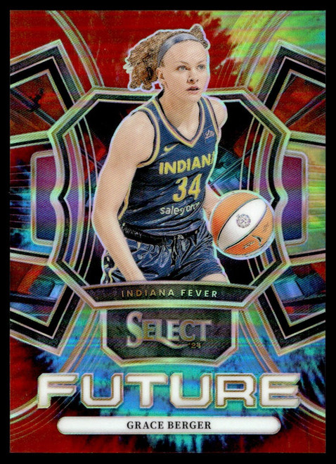 2024 Panini Select WNBA #13 Grace Berger Select Future Prizms Tie-Dye #/25