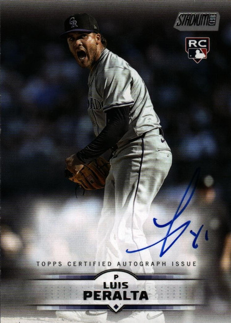 2025 Topps Stadium Club Luis Peralta RC Auto SCBA-LP
