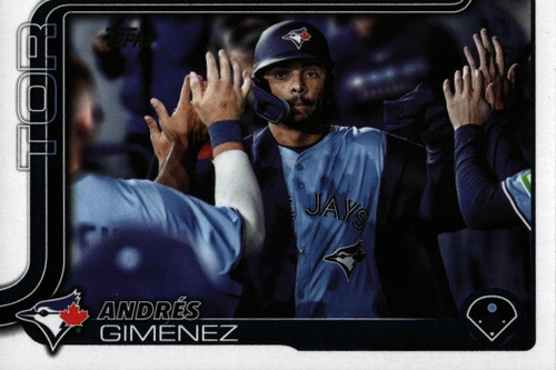 2025 Topps Update Series Andres Gimenez SSP Golden Mirror