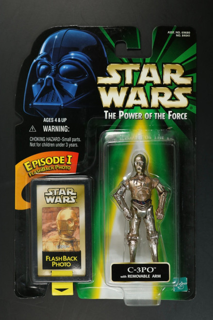 Star Wars 3.75" C-3PO Droid With Removable Arm POTF Flashback Photo Kenner