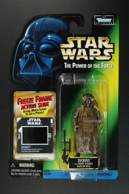 1997 Star Wars ZUCKUSS Freeze Frame Action Figure Power Of The Force Hasbro