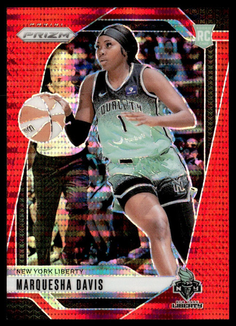 2024 Panini Prizm WNBA #45 Marquesha Davis Red Pulsar Prizms #/299