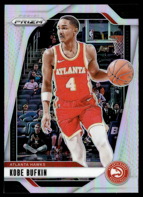 2024-25 Panini Prizm #166 Kobe Bufkin Prizms Silver