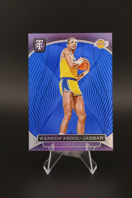 2024-25 Panini Totally Certfied #194 Kareem Abdul Jabbar Blue Mirror /99 Lakers
