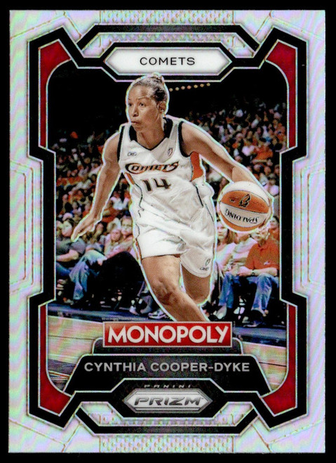 2024 Panini Prizm Monopoly WNBA #50 Cynthia Cooper-Dyke Silver Prizms