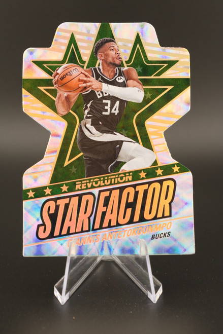 2024-25 Revolution Basketball Giannis Antetokounmpo Star Factor Case Hit SSP #20 2024-25 Revolution Basketball Giannis Antetokounmpo Star Factor Case Hit SSP #20