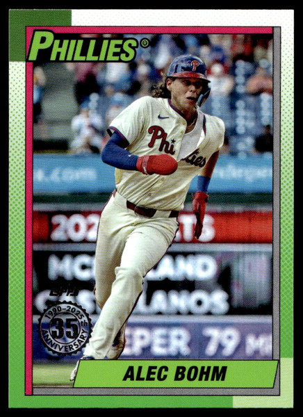 2025 Topps #90B2-21 Alec Bohm 35th Anniversary