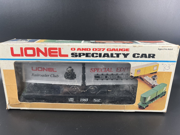 Lionel # 6-0781 - 1983 Special Edition Lionel Railroad Club Flatcar with Vans
