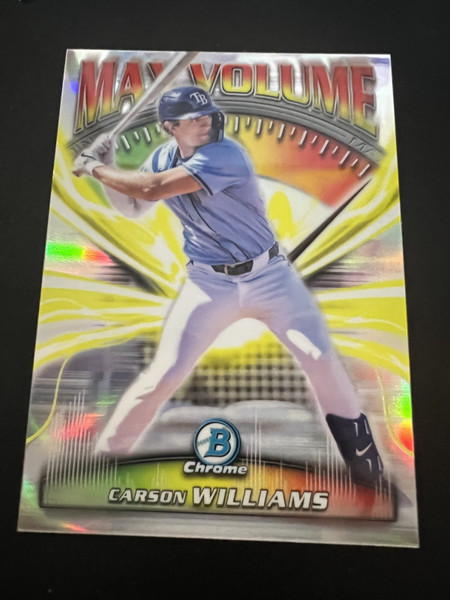 2025 Bowman Chrome MAX VOLUME Carson Williams MV-5