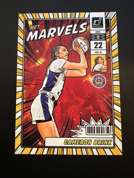 2025 Donruss WNBA Cameron Brink Net Marvels 