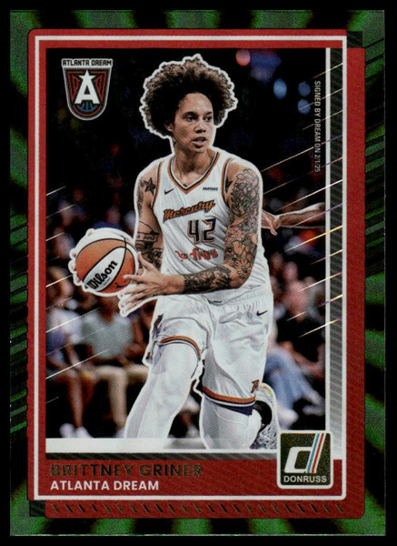 2025 Donruss WNBA #62 Brittney Griner Green Laser