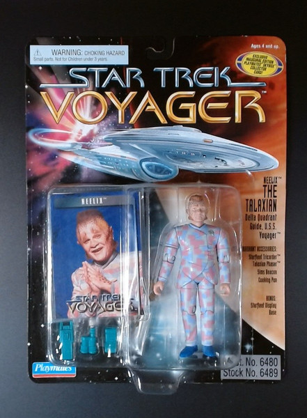 Playmates Star Trek Voyager - Neelix The Talaxian - Delta Quadrant Guide NOC