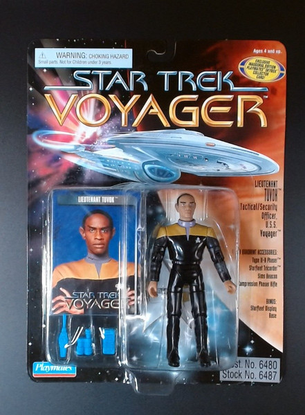 Playmates Star Trek Voyager - Lieutenant Tuvok - Tactical/Security Officer NOC