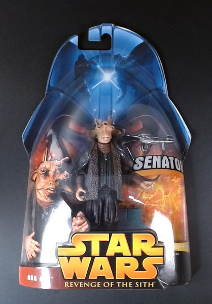 Hasbro Star Wars - Ask Aak Senator - Revenge of the Sith #40 NOC