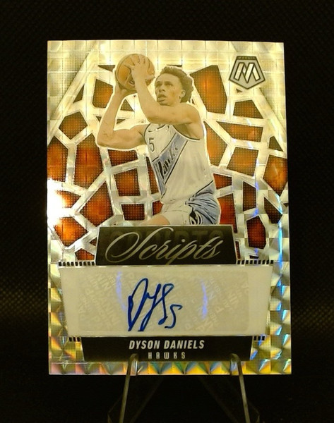 2024-25 Mosaic Basketball Dyson Daniels Scripts Silver Prizm Auto
