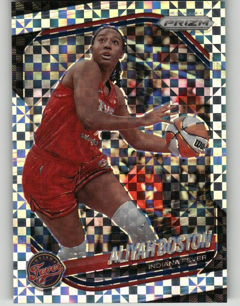 2025 Panini Prizm WNBA Aliyah Boston Checkerboard