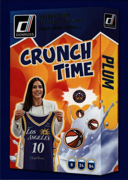 2025 2025 Donruss WNBA Crunch Time Press Proof Blue - Pick Your Own
