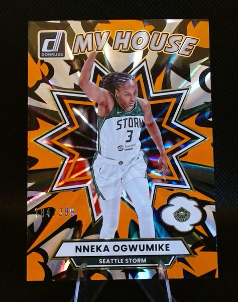 2025 Donruss WNBA Nneka Ogwumike My House Orange Laser /399