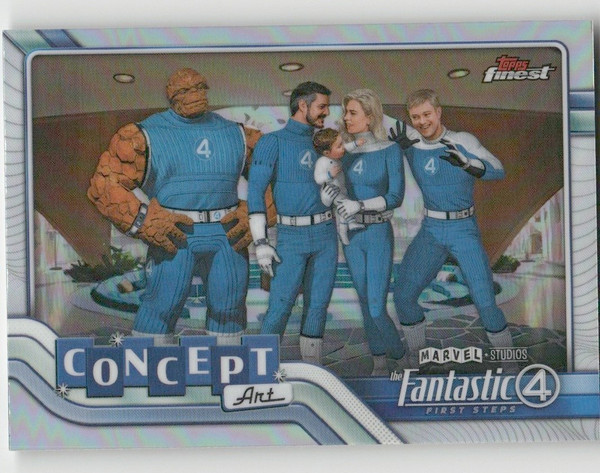 2026 Topps Finest Fantastic Four Concept Art - Pick Your Own