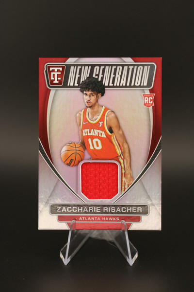 2024-25 Totally Certified ZACCHARIE RISACHER RC New Generation Hawks Jersey