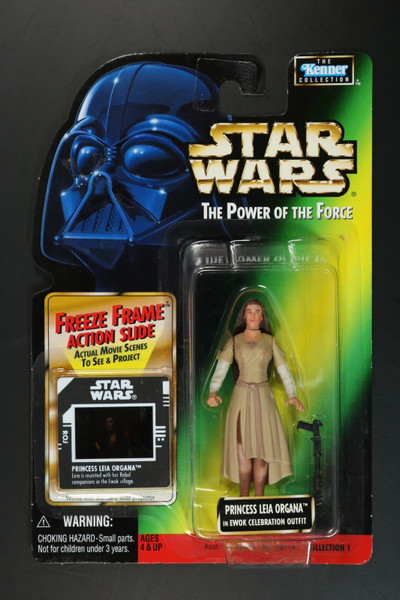 Star Wars POTF Freeze Frame Princess Leia Organa Ewok Celebration 3.75" Figure