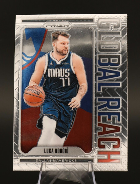 2024-25 Panini Prizm Global Reach #8 Luka Doncic