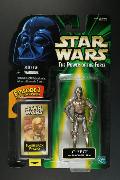 Star Wars 3.75" C-3PO Droid With Removable Arm POTF Flashback Photo Kenner