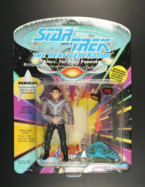 Star Trek The Next Generation Romulan Action Figure 1992 Playmates New Sealed