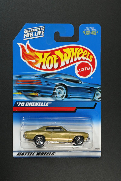 2000 Hot Wheels '70 CHEVELLE SS #107 Gold