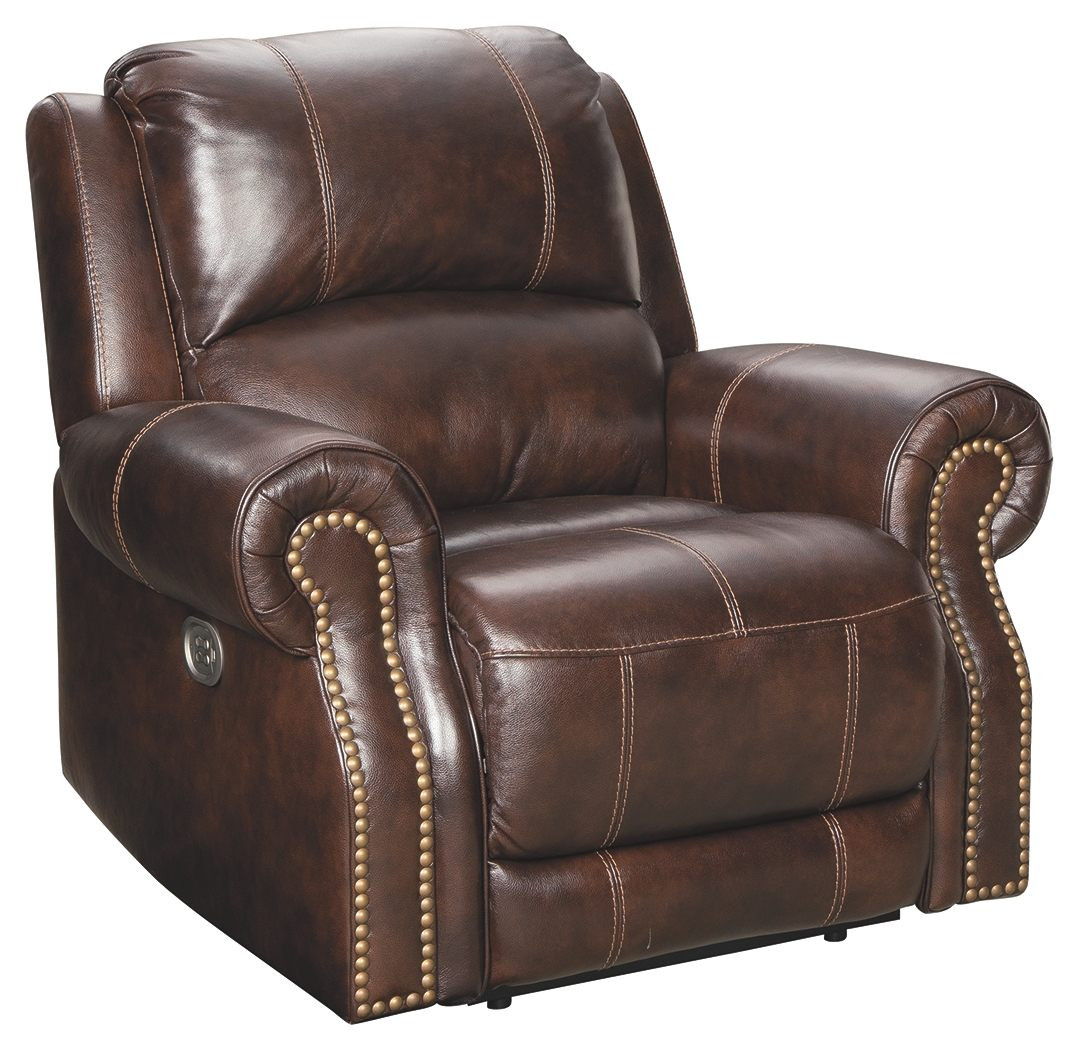 Buncrana Chocolate Power Recliner/Adj Headrest