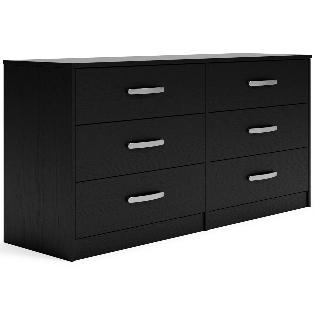 black 6 drawer double dresser Black Oak Curved 6 Drawer Double Dresser with Raffia Handles 68 inch –  SLATE CUSTOM