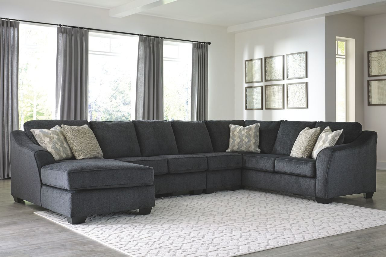 The Eltmann Slate Left Arm Facing Chaise Pc Sectional available