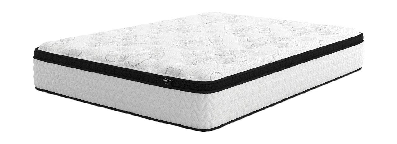 M69731 The Chime White Queen Mattress Hybrid Innerspring available at Wier ...