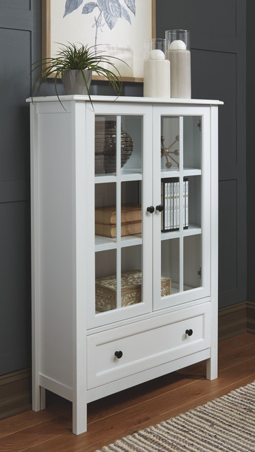 Miranda White Accent Cabinet