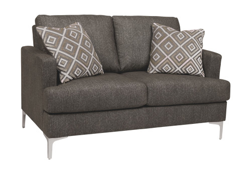 Arcola Brown Dark Rta Loveseat Arcola Brown Dark Rta Loveseat