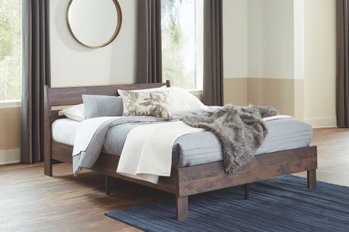 Calverson Mocha Queen Panel Headboard Calverson Mocha Queen Panel Headboard