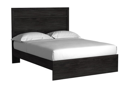 Belachime Black Queen Panel Bed Belachime Black Queen Panel Bed